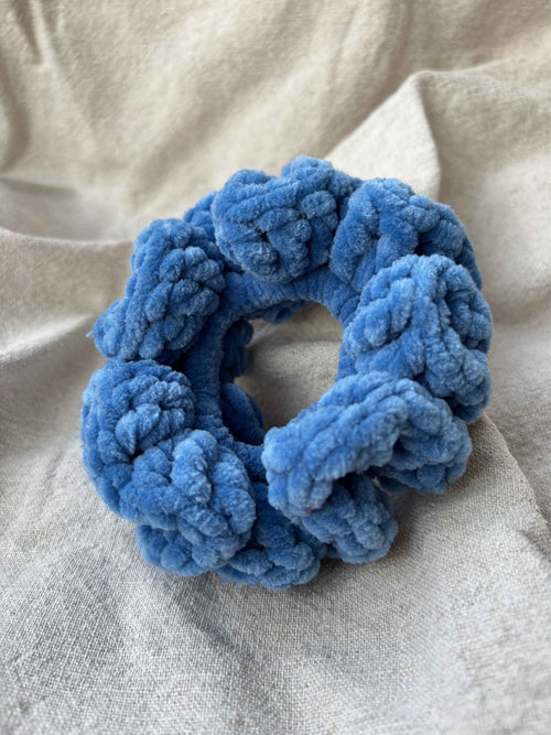 Heklet scrunchie